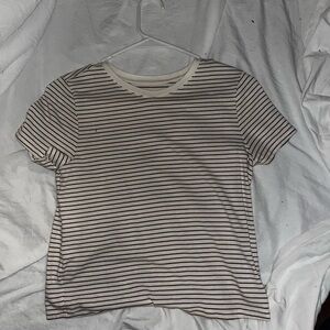 Old Navy basic striped tan shirt